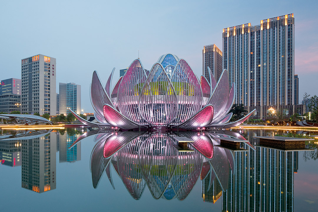 The Lotus Exhibition Centre and Peoples Park, Wujin, China2ͼƬ