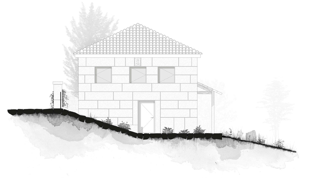 Wood Structure Inside Stone Walls / Corpo Atelier14ͼƬ