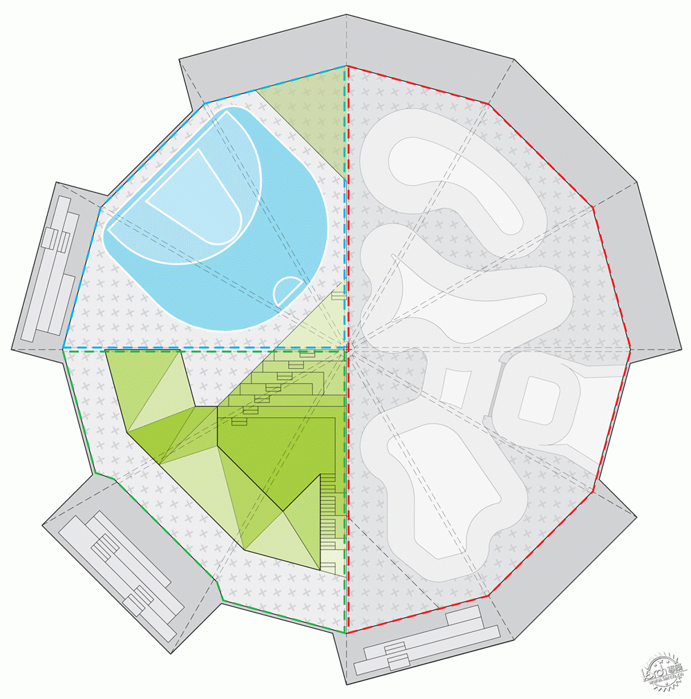 ˶ IGLOO STREET SPORTS CENTRE BY CEBRA AND GLIFBERG+LYKKE16ͼƬ