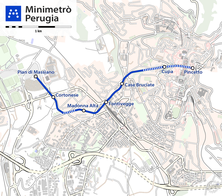 гվ MINIMETRO STATION, PERUGIA, ITALY by  Ŭά7ͼƬ