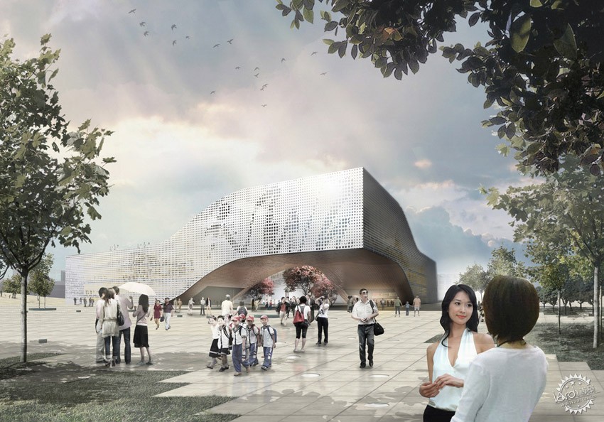 DQZĻģHAO  DQZ Cultural Center by HAO / Holm Architecture Office + AI2ͼƬ