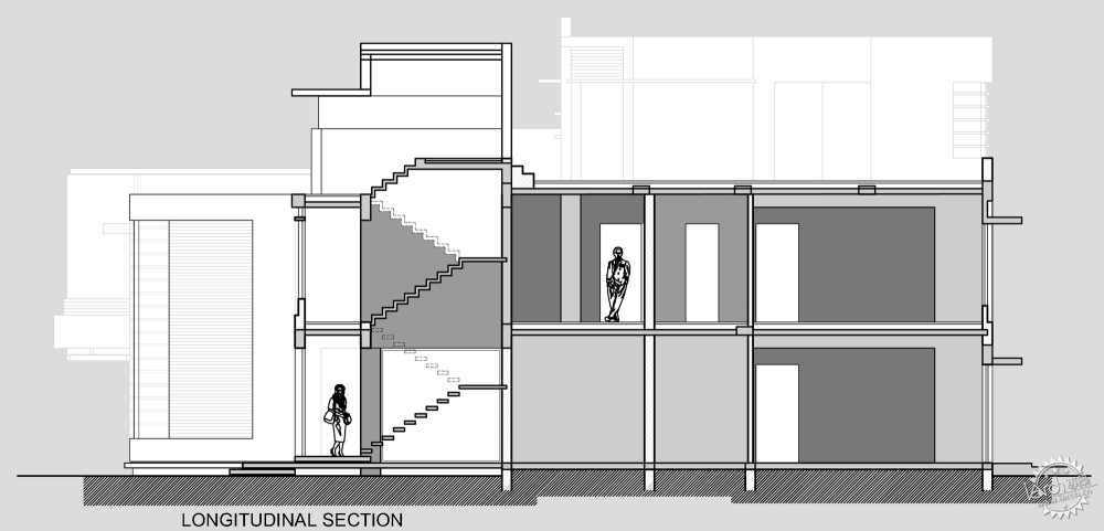 ˫ͥԺ/Charged Voids   Twin Courtyard House / Charged Voids20ͼƬ