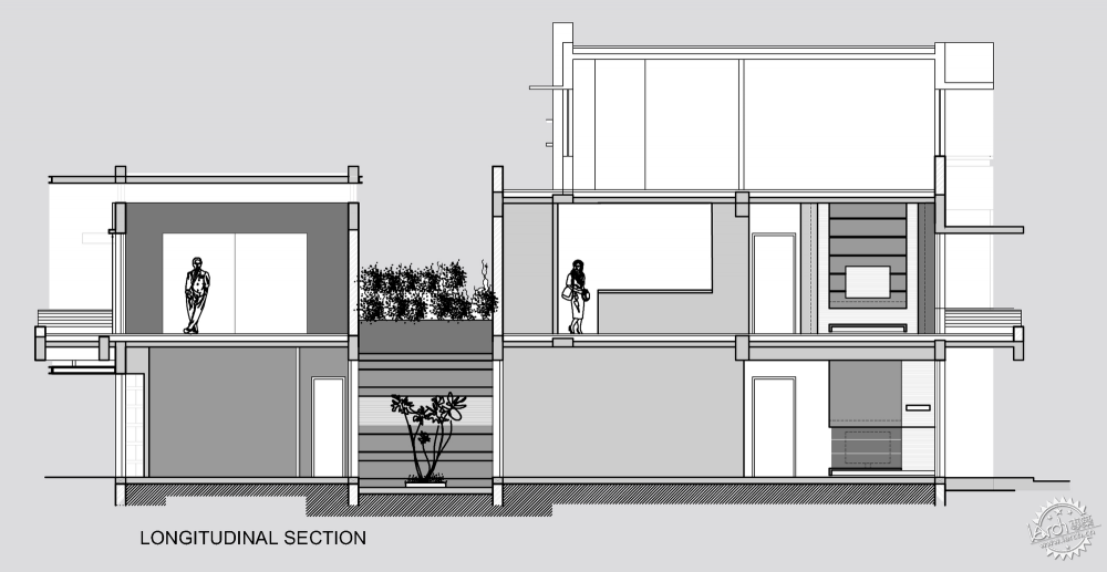 ˫ͥԺ/Charged Voids   Twin Courtyard House / Charged Voids21ͼƬ