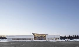 雪地之翼——加拿大Chibougamau-Chapais航站楼